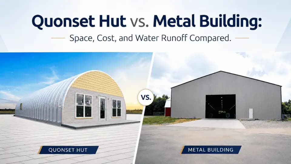 Quonset Hut Vs Metal Buildings