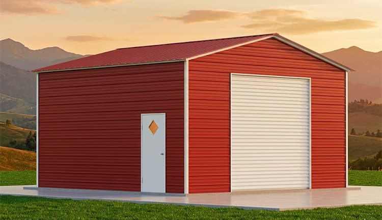 Metal Garages — DIY kit assembly