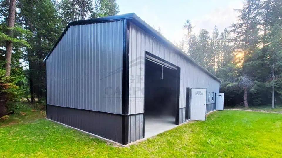 26x45x12 Workshop — 26'W x 45'L metal building from Get Carports