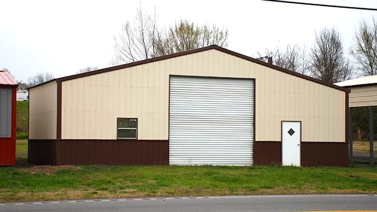 32x30x12 Commercial Building — 32'W x 30'L metal building from Get Carports
