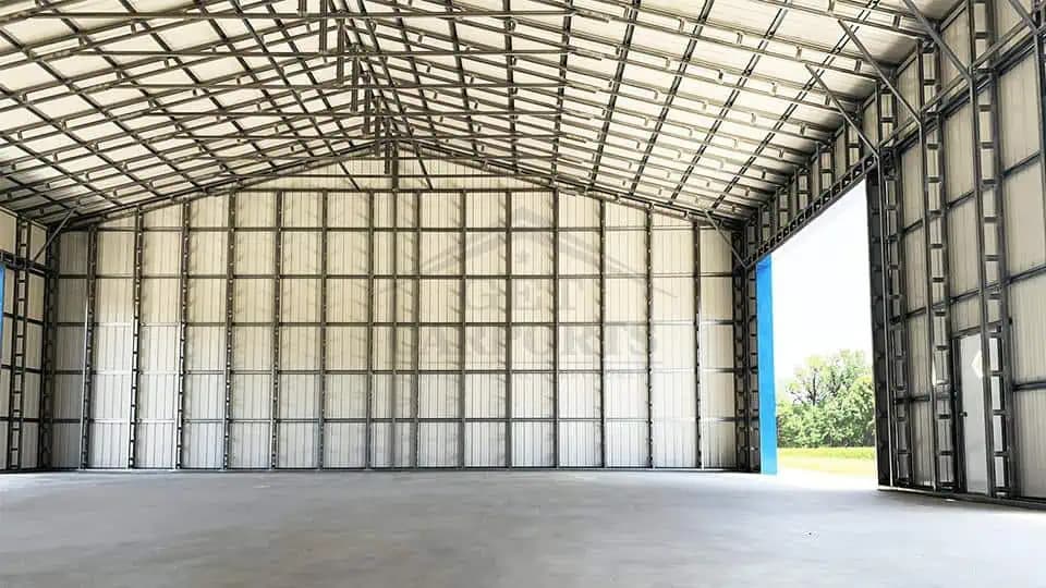 48x60x20 Commercial Building — 48'W x 60'L metal building from Get Carports