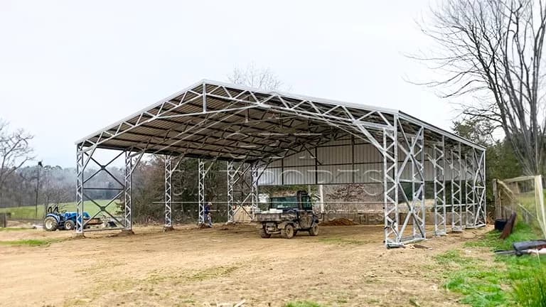 50x50x12 Commercial Shop — 50'W x 50'L metal building from Get Carports