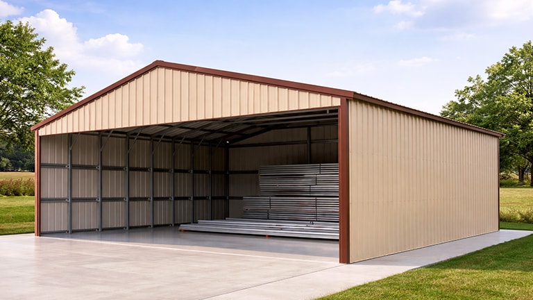 Metal Carports - actual build