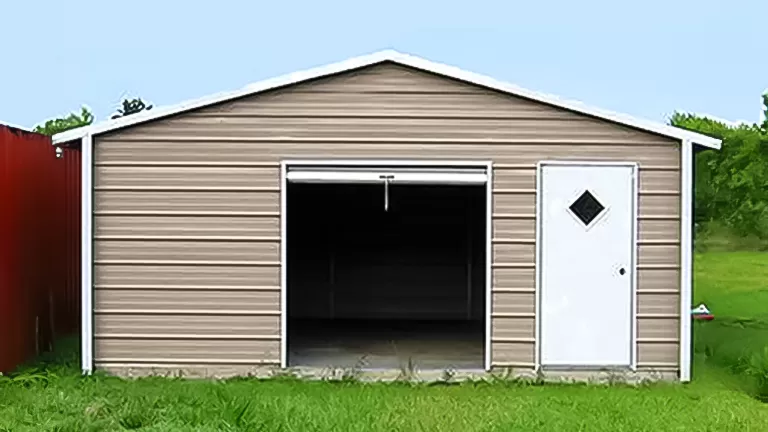 18'x26' A-Frame Horizontal Roof Garage | Get Carports
