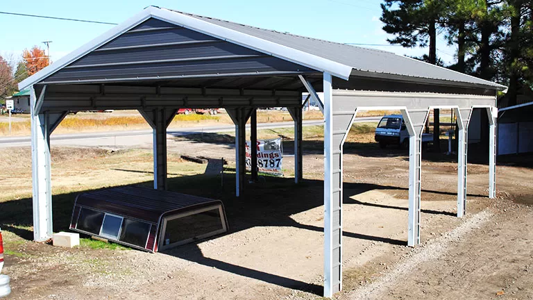 18'x30'x7 A-Frame Side Entry Carport | Get Carports
