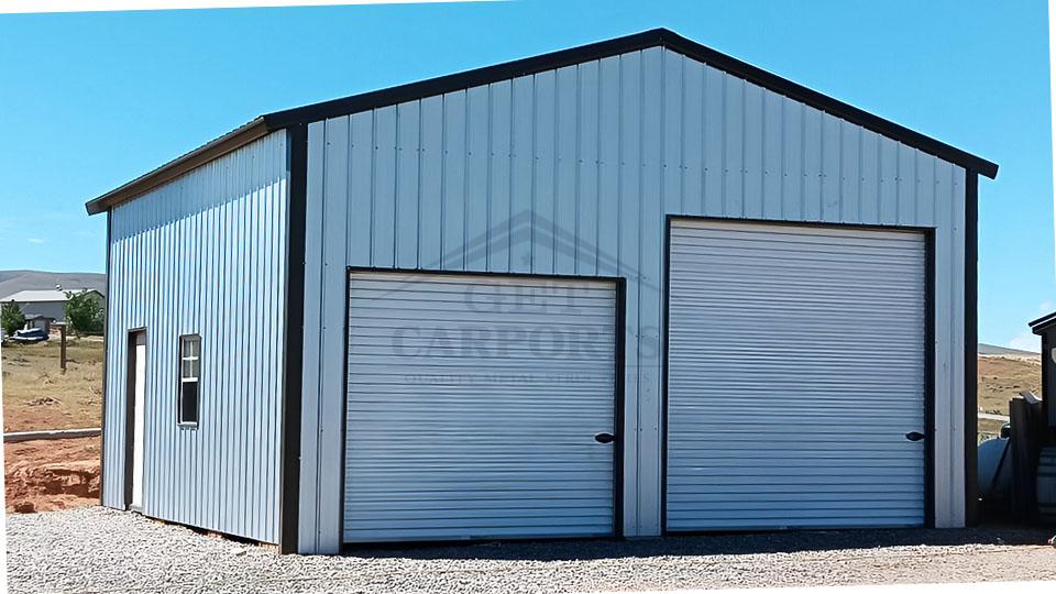 24'x20'x12 Two Car Garage | Get Carports