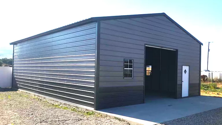 ☆American Garage 26'x35' A-Frame Vertical Roof Garage | Get Carports