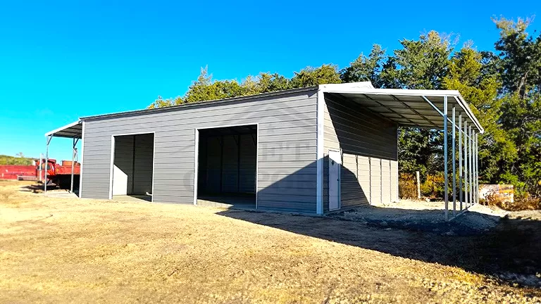 36'x40' A-Frame All Vertical Garage | Get Carports