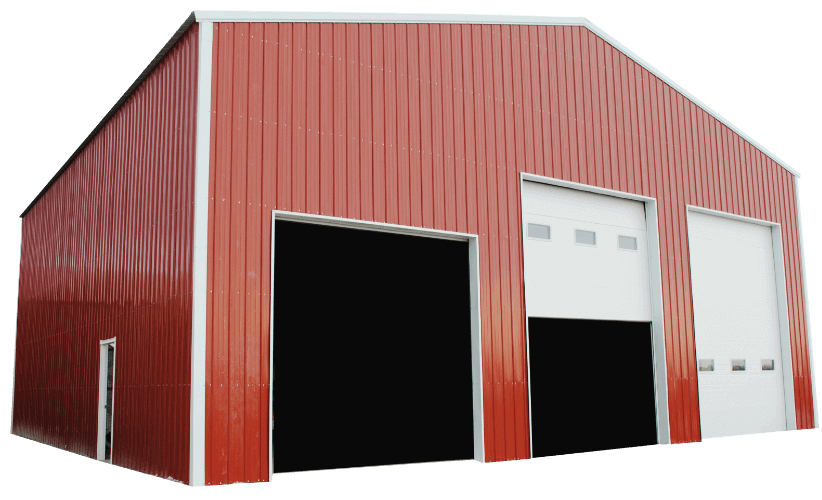 18x30x8 Combo Carport  Southeastern Buildings