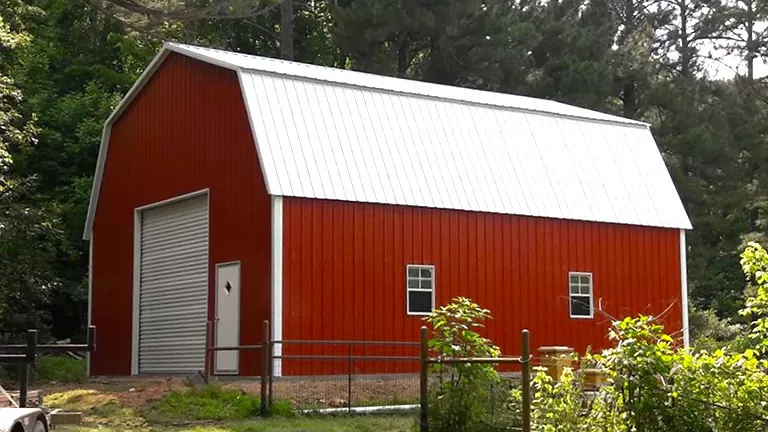 30x30x12 Gambrel Barn