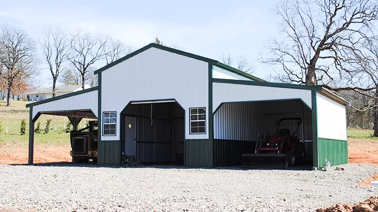 36x20x12 A-Frame Colonial Barn All Vertical