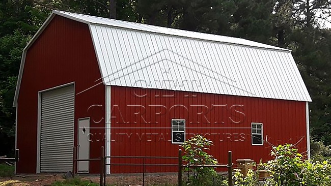 30x30x12 Gambrel Barn