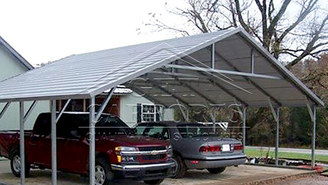 26x25x8 Aframe Horizontal Carport