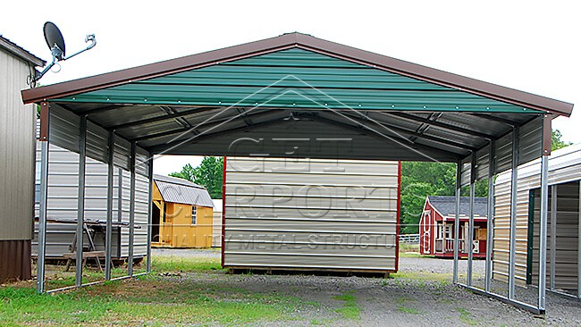 20x20x7 Aframe Vertical Roof Carport