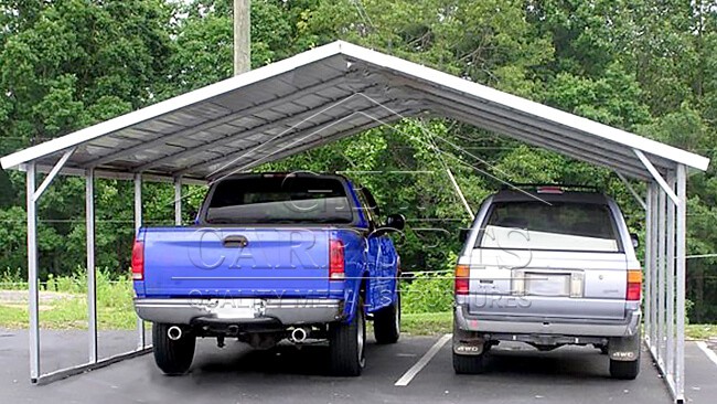 18x26x7 Aframe Horizontal Carport