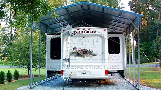 22x35x12 Aframe Vertical Roof RV Cover