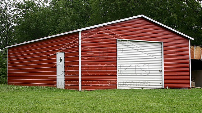 20x21x11 Aframe Vertical Roof Garage