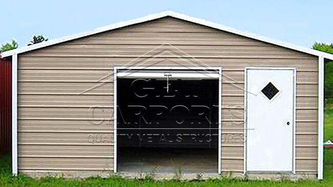 18x26x8 Aframe Horizontal Roof Garage