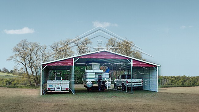 44x31x12 Aframe Straight Roof Barn