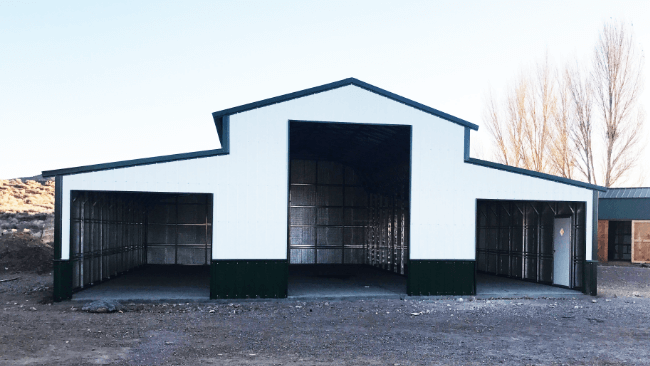 Standard Features of a Metal Loafing Shed