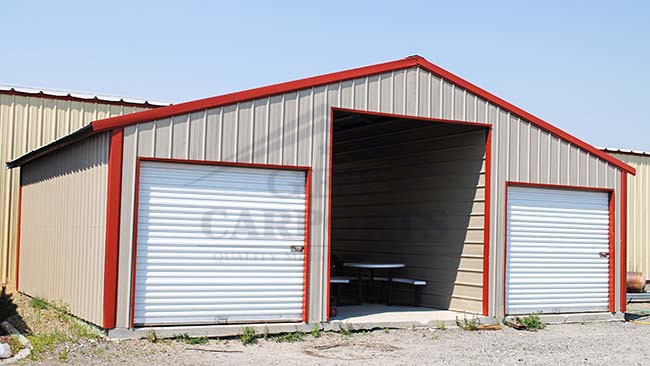 36x25x12 Straight Roof Barn