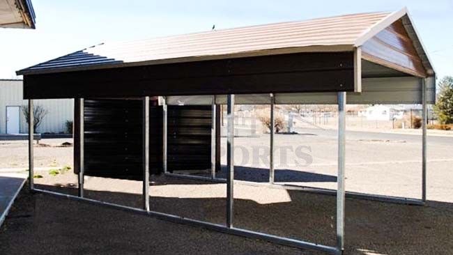 12x21x8 Aframe Carport