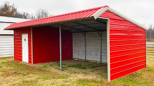 30x12x8 A-Frame Loafing Shed Package