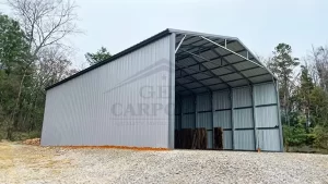 30x45x14 Enclosed Carport