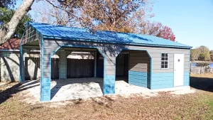 30x40x12 Carport with Storage