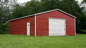 20x20x11 A-Frame Vertical Roof Garage