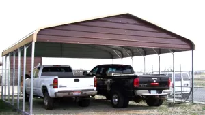 22x30x10 Regular Style Two Car Carport