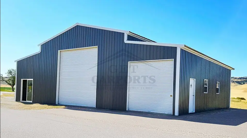 54x25x14 Vertical Raised Center Barn