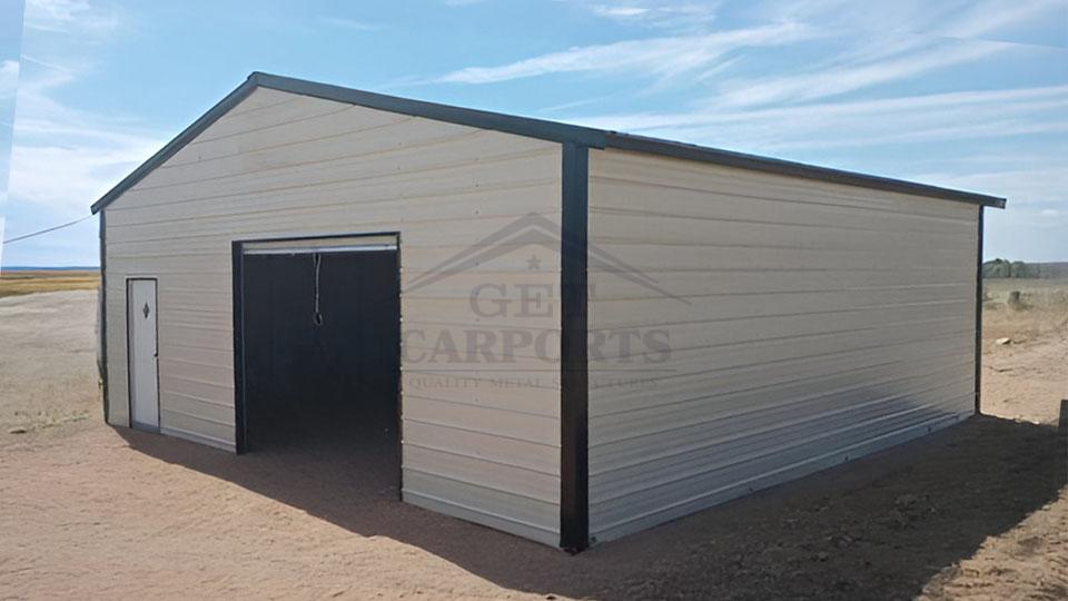 18x30x8 Vertical Roof Garage