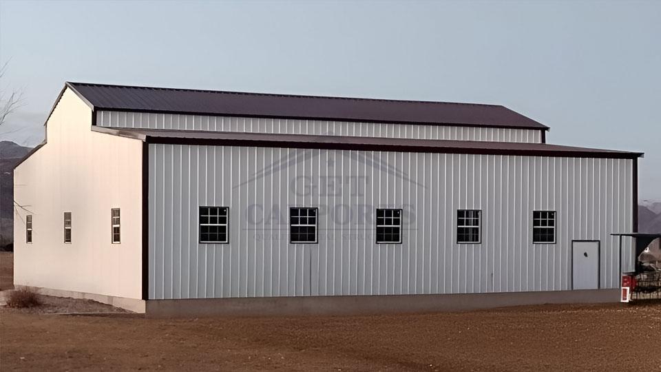 36x40x12 Raised Center Barn
