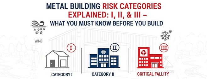 Metal Building Risk Categories Explained: I, II, & III – What You Must Know Before You Build