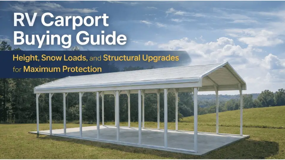RV Carport Buying Guide: Height, Snow Loads, and Structural Upgrades for Maximum Protection